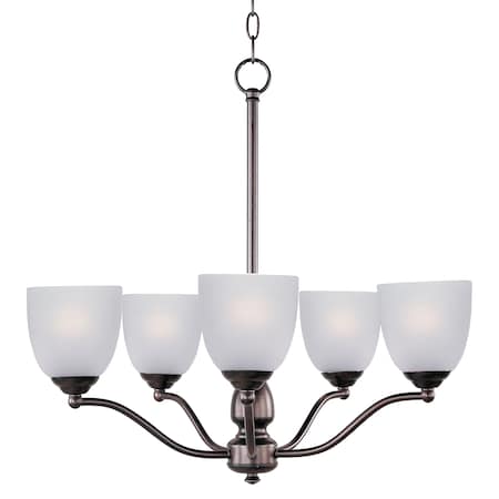 Maxim Lighting Stefan 5-Light 25" Wide Oil Rubbed Bronze Chandelier 10065FTOI